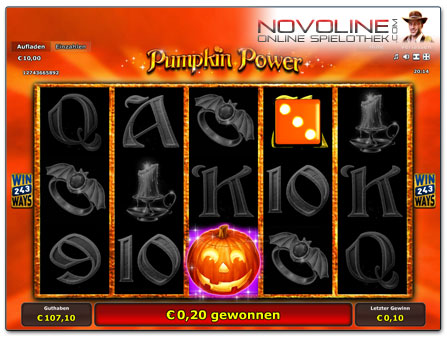 Novoline Spiel Pumpkin Power Freispielrunde
