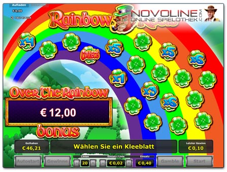 Novoline Rainbow Reels Bonusrunde