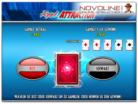 Novoline Spiel Reel Attraction Kartenrisiko