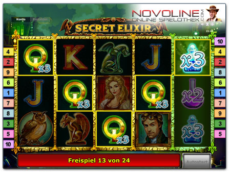 Novoline Spiel Secret Elixir Freispielrunde