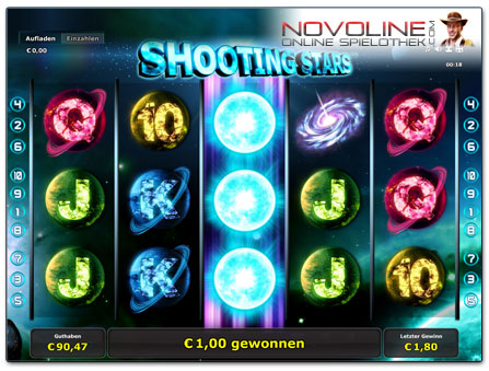 Novoline Spiel Shooting Stars Bonusrunde