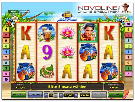 Novoline The Real King Aloha Hawaii