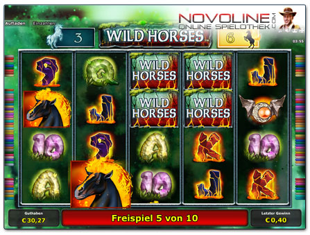 Novoline Spiel Wild Horses Freispiele