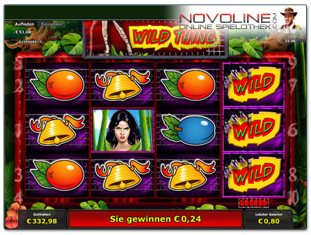 Novoline Spiel Wild Thing Freispiele