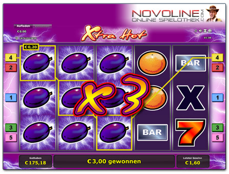Novoline Spiel Xtra Hot