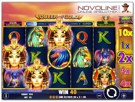 Pragmatic Play Queen of Gold Spielautomat